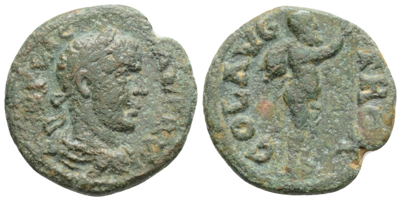 TROAS. Alexandria. Gallienus (253-268). Ae As. IMP LICIN GALLIENV. Laureate, dra...