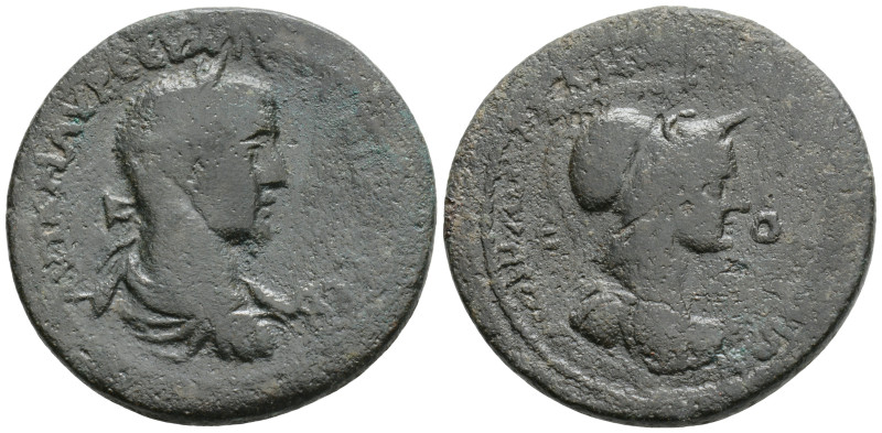 Severus Alexander Æ37 of Aegeae, Cilicia. Dated CY 275 = AD 228/9. ΑΥΤ Κ Μ ΑΥΡ С...