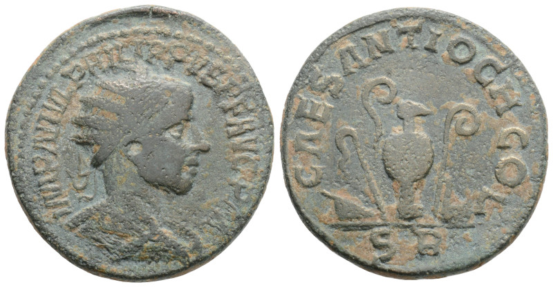 PISIDIA. Antioch. Philip II (247-249). Ae.
Obv: IMP M IVL PHILIPPVS P F AVG P M....