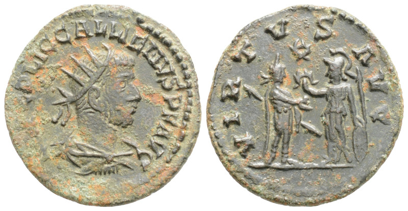 Gallienus BI Antoninianus. Samosata, AD 259. IMP C P LIC GALLIENVS P F AVG, radi...