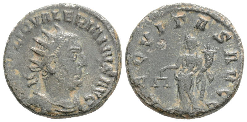 VALERIAN I (253-260). Antoninianus. Antioch. IMP C P LIC VALERIANVS AVG. Radiate...