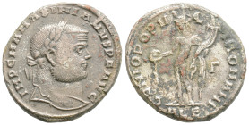 Maximianus. First reign, A.D. 286-305. AE follisAlexandria mint, struck A.D. 294. IMP C M A MAXIMIANVS P F AVG, laureate head right / GENIO POPVLI ROM...