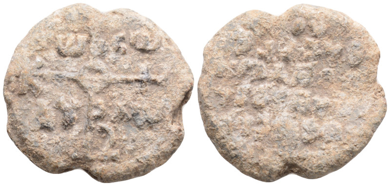 Byzantine Lead Seal (9th- 10th centuries) 
17.9g 28.8mm