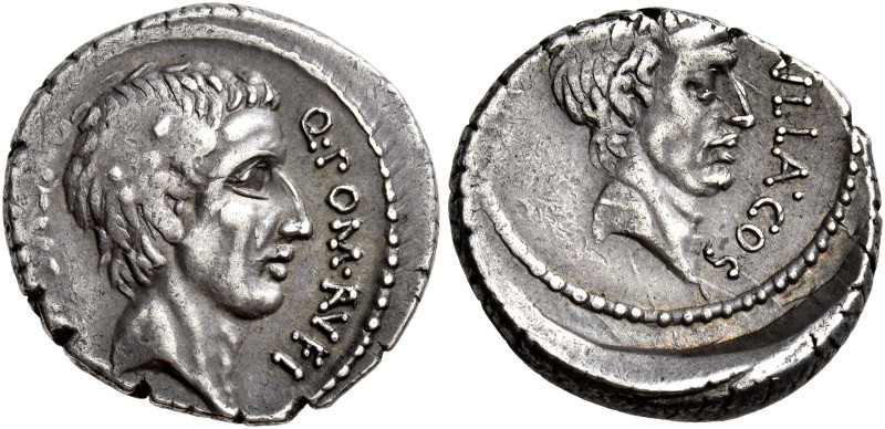 Q. Pompeius Rufus 

Denario 54, AR 4,04 g. SVLLA COS Testa di Silla a d. Rv. Q...