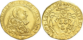 Avignone. Urbano VIII (Maffeo Barberini), 1623-1644 

Quadrupla 1642, AV 13,09 g. VRBANVS VIII PONT MAX 1642 – segno di zecchiere non identificato. ...