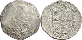 Milano. II periodo: re di Spagna e duca di Milano, 1675-1700 

Filippo 1694, AR 27,59 g. CAROLVS II REX HISPANIARVM Busto corazzato a d.; sotto, nel...