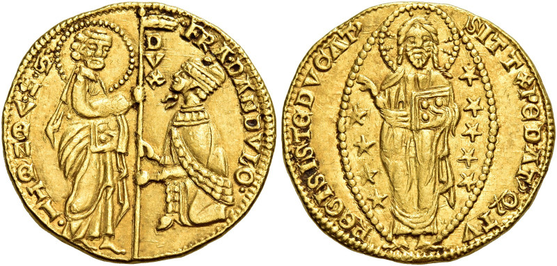 Venezia. Francesco Dandolo, 1329-1339 

Ducato, AV 3,53 g. FRA DANDVLO – S M V...