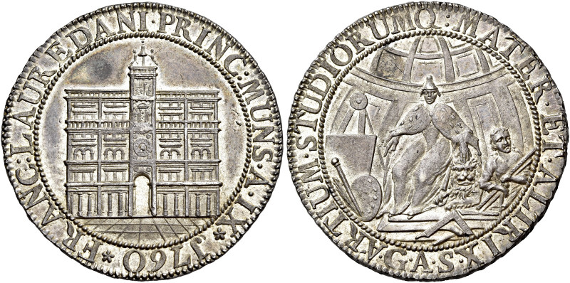 Venezia. Francesco Loredan, 1752-1762 

Osella anno IX/1760, AR 9,70 g. FRANC ...