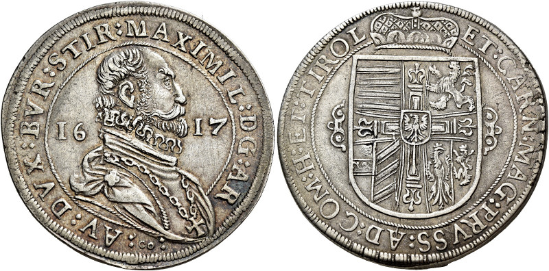 Arciduca Massimiliano III – Erzherzog Maximilian III (1612-1618). 

Tallero 16...