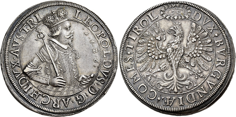 Arciduca Leopoldo V – Erzherzog Leopold V (1619-1632). 

Doppelter Reichstaler...