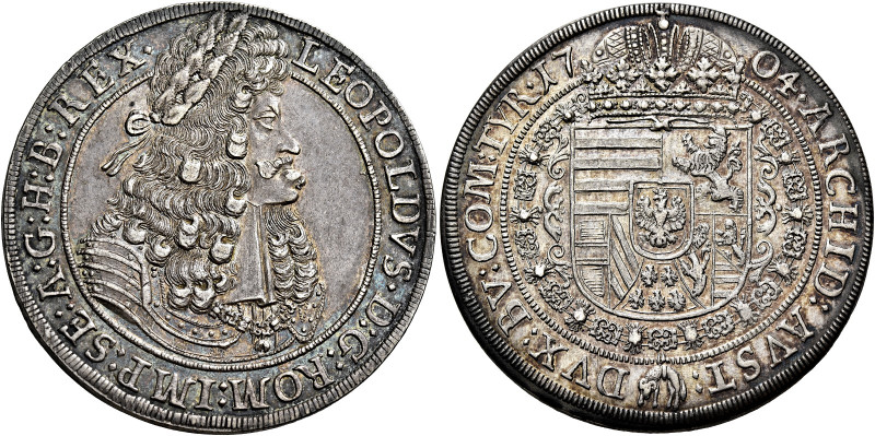 Imperatore Leopoldo I – Kaiser Leopold I (1657-1705). 

Tallero 1704 Hall, AR ...