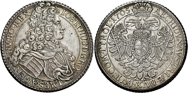 Imperatore Giuseppe – Kaiser Josep I (1705-1711). 

Tallero 1705 Vienna, AR 28...