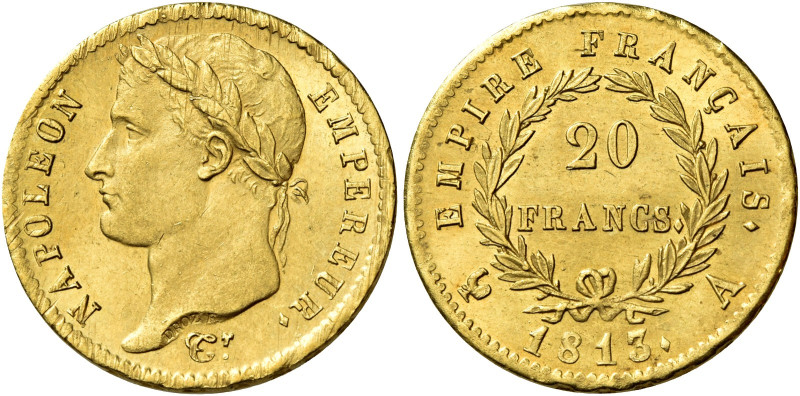 Imperatore, 1804-1814. 

Da 20 franchi 1813 A – Parigi. Varesi 310. Gadoury 10...