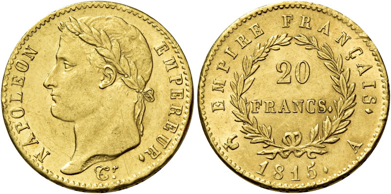 Napoleone I. Cento giorni, 20 marzo – 22 giugno 1815. 

Da 20 franchi 1815 A –...