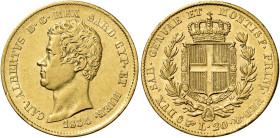Savoia. Carlo Alberto, 1831-1849. 

Da 20 lire 1834 Torino. Varesi 39. Pagani 180. MIR 1045i. Friedberg 1142. Buon BB
