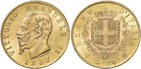 Savoia. Vittorio Emanuele II re d’Italia, 1861-1878. 

Da 20 lire 1867 Torino. Varesi 104. Pagani 461. MIR 1078h. Friedberg 11. Fdc