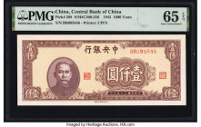 China Central Bank of China 1000 Yuan 1945 Pick 288 S/M#C300-256 PMG Gem Uncirculated 65 EPQ. 

HID09801242017

© 2022 Heritage Auctions | All Rights ...