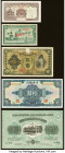China, Japan, Russia & More Group Lot of 5 Examples Choice Crisp Uncirculated-Crisp Uncirculated. Stains are noted on the Lao 1 Kip example. 

HID0980...