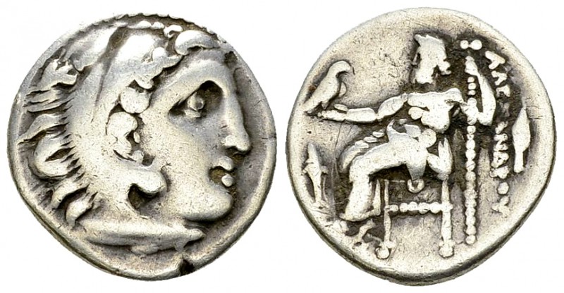 Alexander III AR Drachm, Kolophon 

Kings of Macedon. Alexander III 'the Great...