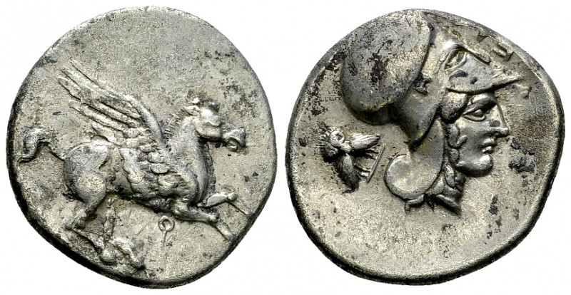 Corinth AR Stater, c. 415-345 BC 

Corinthia, Corinth . AR Stater (22–23 mm, 8...