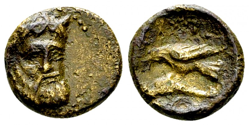 Adramytion AE13, c. 4th century BC 

Mysia, Adramytion . AE13 (2.33 g), c. 4th...