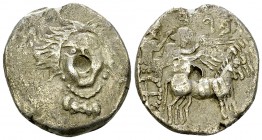 Bambyce AR Didrachm, c. 340-322 BC, very rare 

Syria, Cyrrhestica, Bambyce (later Hieropolis). Abyaty. AR Didrachm (20-22 mm, 7.55 g), c. 340-332 B...