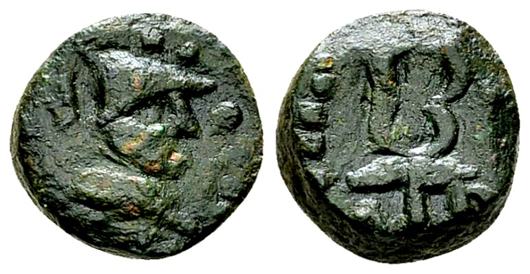 Massalia AE10, after 49 BC 

Gaul, Massalia . AE10 (2.50 g), after 49 BC.
Obv...