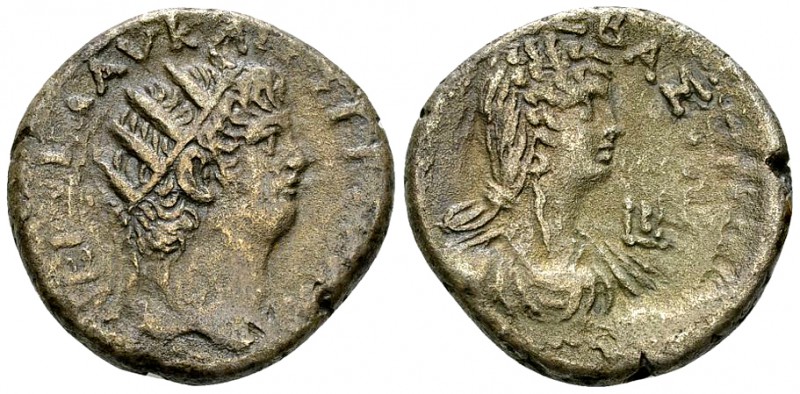 Nero and Poppaea BI Tetradrachm, Alexandria 

 Nero (54-68 AD), with Poppaea ....