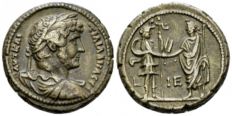 Hadrianus BI Tetradrachm, Alexandria 

 Hadrianus (117-138 AD). BI Tetradrachm...