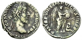 Commodus AR Denarius, Victory and captive reverse 

 Commodus (177-192 AD). AR Denarius (17 mm, 3.29 g), Rome, 183/184 AD.
Obv. M COMMODVS ANTON AV...