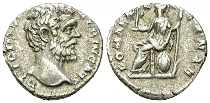 Clodius Albinus AR Denarius, Roma reverse 

 Clodius Albinus (193-196 AD). AR ...