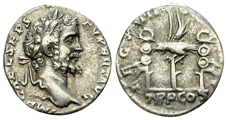 Septimius Severus AR Denarius, LEG XIIII GEM M V 

 Septimius Severus (193-211...
