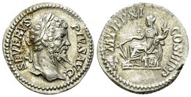 Septimius Severus AR Denarius, Fortuna reverse 

 Septimius Severus (193-211 AD). AR Denarius (19 mm, 3.22 g), Rome 203.
Obv. SEVERVS PIVS AVG, Lau...
