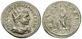Caracalla AR Antoninianus, Venus reverse 

 Caracalla (197-217 AD). AR Antoninianus (23-24 mm, 4.98 g), Rome 213-217 AD.
Obv. ANTONINVS PIVS AVG GE...