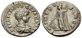 Geta AR Denarius, Laodicea ad Mare 

Septimius Severus (193-211 AD) for Geta Caesar. AR Denarius (18-19 mm, 3.35 g, Laodicea ad Mare, 202.
Obv. P S...