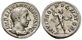 Severus Alexander AR Denarius, Jupiter reverse 

 Severus Alexander (222-235 AD). AR Denarius (19-20 mm, 3.01 g), Rome 232 AD.
Obv. IMP ALEXANDER P...
