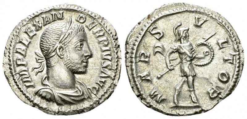 Severus Alexander AR Denarius, Mars reverse 

 Severus Alexander (222-235 AD)....