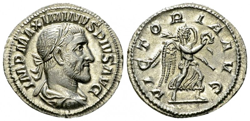 Maximinus I Thrax AR Denarius, Victory reverse 

 Maximinus I Thrax (235-238 A...