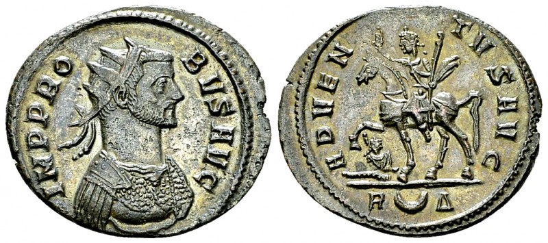 Probus Antoninianus, Adventus reverse 

 Probus (276-282 AD). AE silvered Anto...