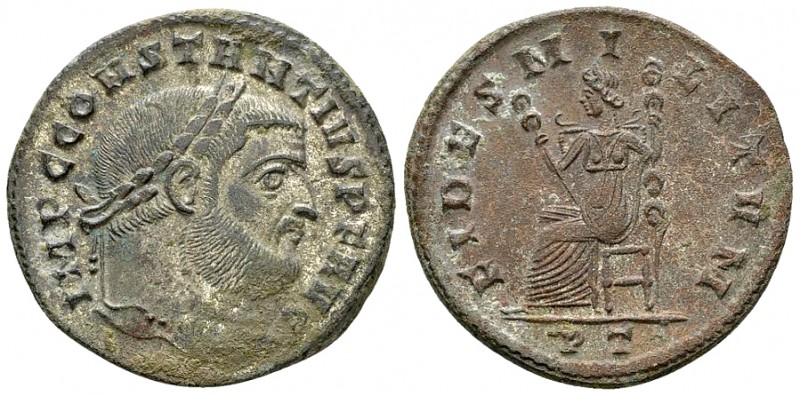 Constantius I Chlorus AE Nummus, Fides reverse 

 Constantius I Chlorus (305-3...