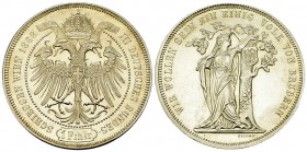 Franz Joseph I, AR Taler 1868, Wien 

RDR. Franz Joseph I (1848-1916). AR Taler 1868 (33 mm, 16.83 g), auf das III. Deutsche Bundesschiessen in Wien...