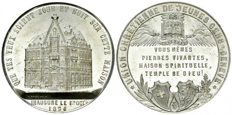 Genf, WM Medaille 1894 

Schweiz, Genf . AE Medaille 1894 (38 mm, 21.75 g), In...