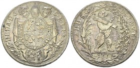 St. Gallen, Abtei, AR Taler 1777 H 

Schweiz. St. Gallen, Abtei. Beda Anghern v. Hagenwil (1767-1796). AR Taler 1777 H (40 mm, 27.60 g).
HMZ 2-867c...
