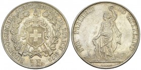Zürich, AR 5 Franken 1872 

 Schweiz, Eidgenossenschaft . AR 5 Franken 1872 (25.00 g). Eidgenössisches Schützenfest in Zürich. 
HMZ 2-1343i. 

Vo...