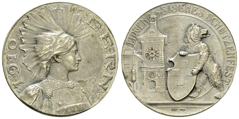 Bern, AR Medaille 1910, Eidg. Schützenfest 

Schweiz, Eidgenossenschaft. Bern ...