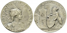 Bern, AR Medaille 1910, Eidg. Schützenfest 

Schweiz, Eidgenossenschaft. Bern . AR Medaille 1910 (28 mm, 13.70 g), auf das eidgenössische Schützenfe...