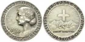 Schweiz, AR Schützenmedaille o.J., selten 

 Schweiz . AR Schützenmedaille o.J. (35 mm, 19.35 g). Société suisse des carabiniers. Maitrise fédérale ...