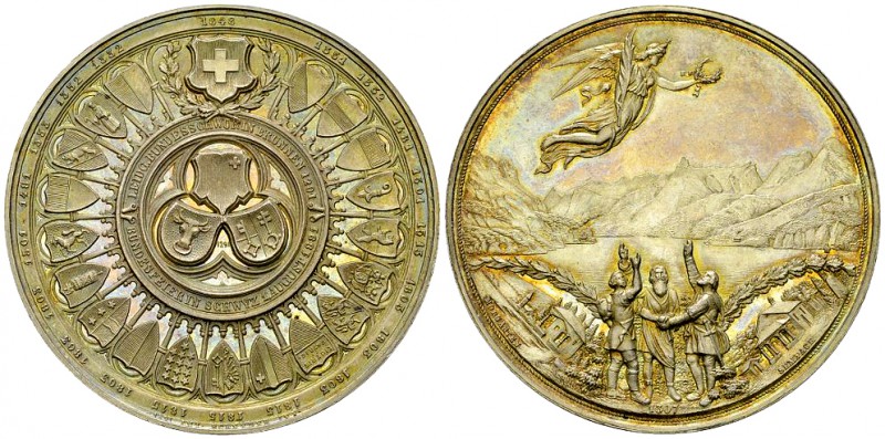 Schweiz, AR Medaille 1891, FDC 

 Schweiz, Eidgenossenschaft. AR Medaille 1891...