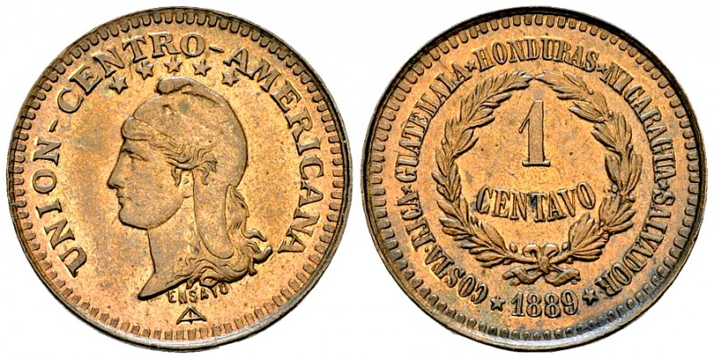 Central American Union CU Essai 1 Centavo 1889 

 Central American Union (Cost...