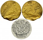 East India Company AV Mohur 1820, ex FAME wreck 

 East India Company , Madras Presidency. Gold Mohur (Ashrafi) 1820 (27-28 mm, ,11.57 g).
Obv. Coa...